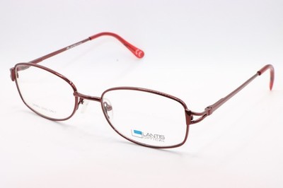 NEW LANTIS OPTICAL L6006 WINE AUTHENTIC DESIGNER FRAMES EYEGLASSES 52-18