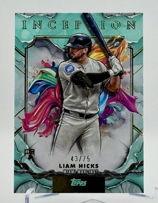 2025 Topps Inception Baseball - Liam Hicks #81 RC /75