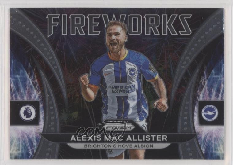 2022-23 Panini Prizm Premier League Fireworks Alexis Mac Allister #29 0z4v