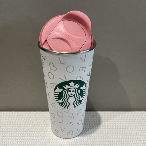 Starbucks 'LOVE' 2015 Valentine's Stainless Steel Tall Travel Tumbler NEW - Picture 14 of 24