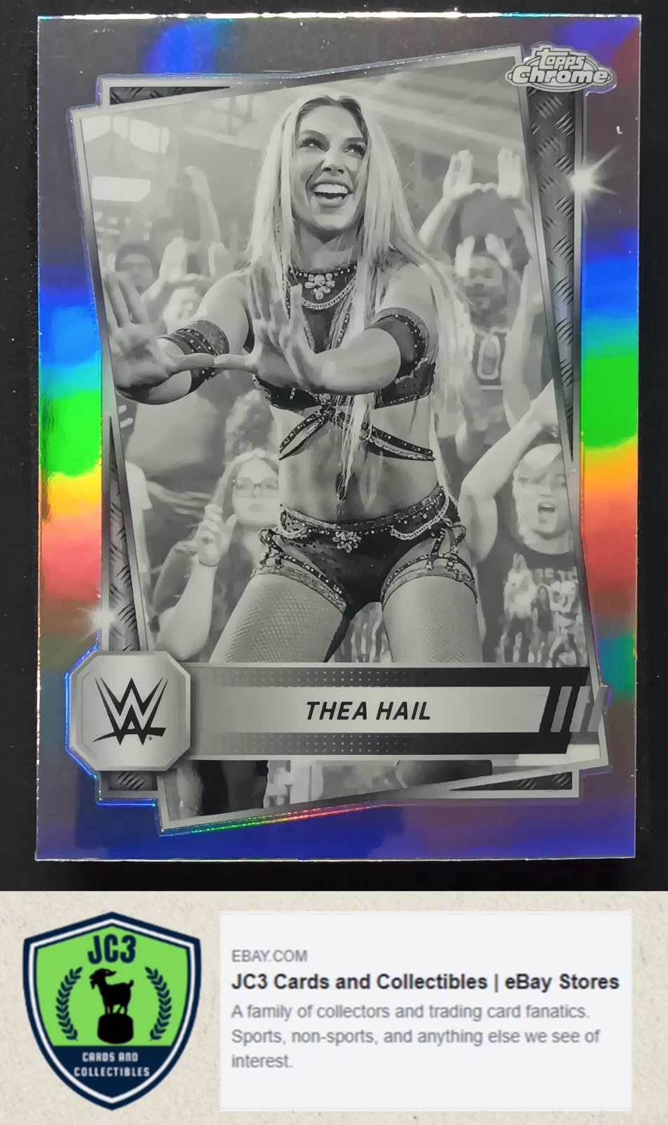 2025 Topps Chrome WWE Sepia Refractor #81 Thea Hail