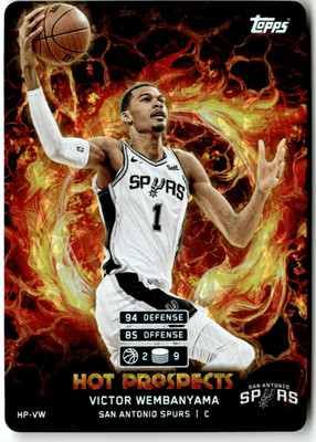 2025-26 Topps Match Attax NBA No. HP-VW Victor Wembanyama Hot Prospects