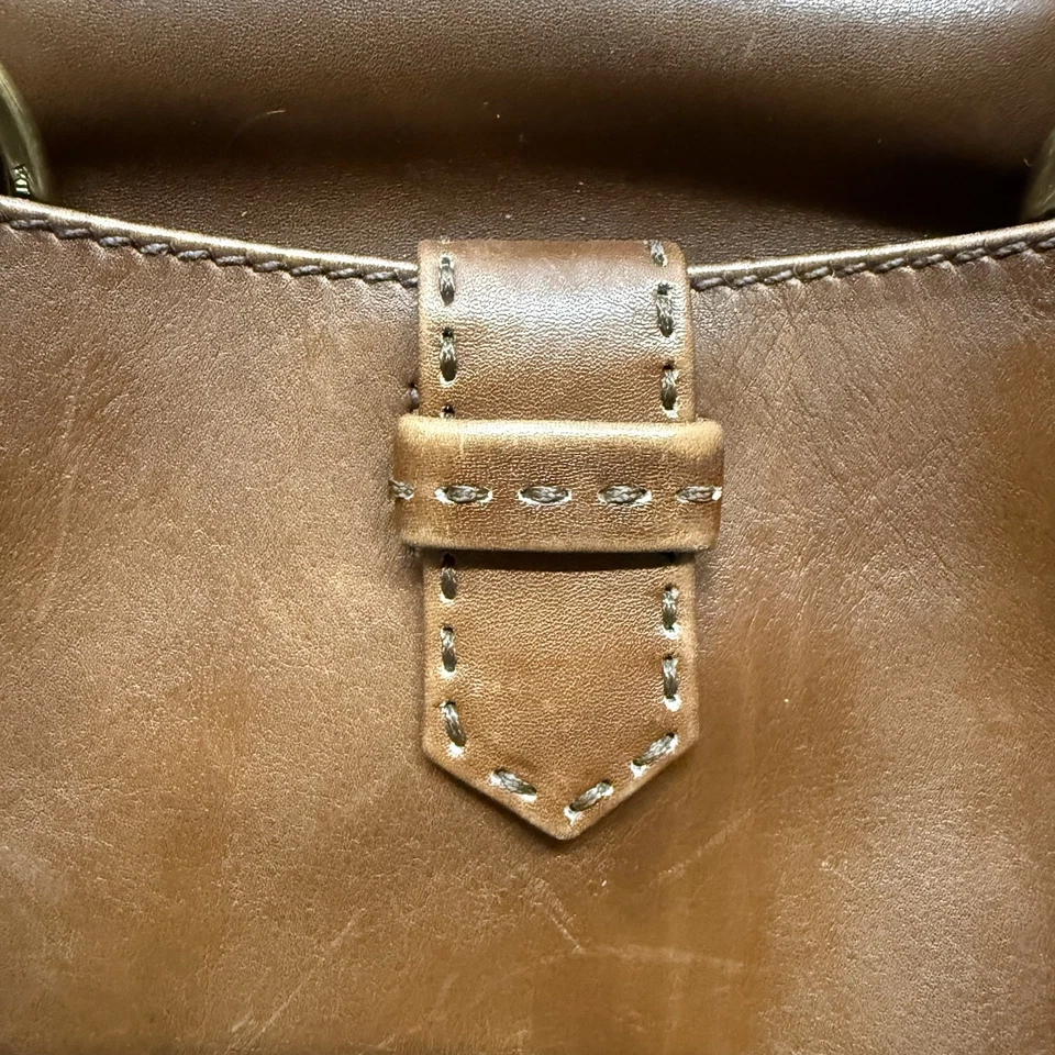 Bolso de cuero marrón vintage Prada bolos medicina Foto 3 de 4