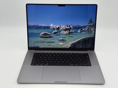 Apple MacBook Pro 16'' M1 Pro 2021, 512GB SSD, 16GB RAM, Space Gray