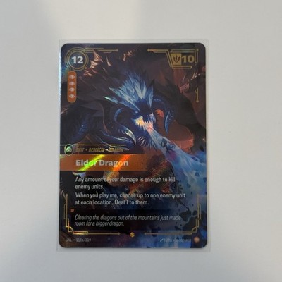 Riftbound TCG Elder Dragon (Alternate Art) Showcase 118a/219
