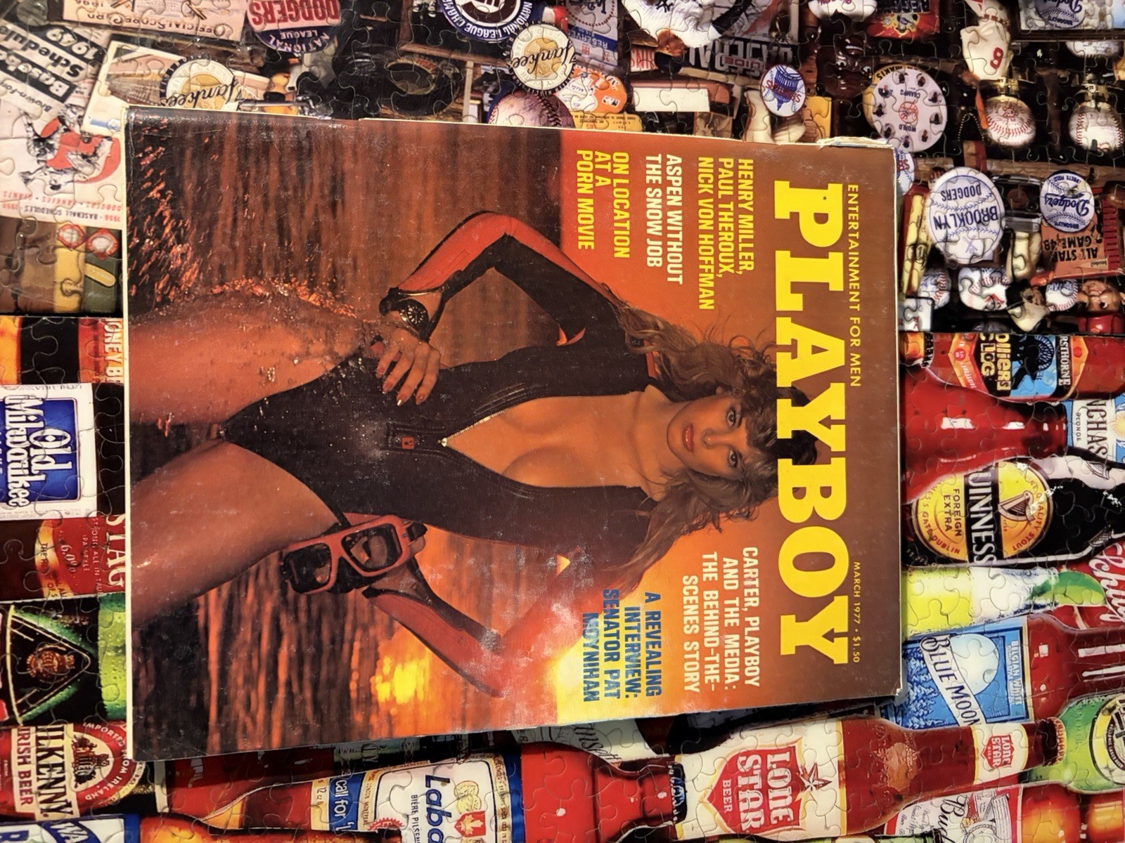 Play Boy Magazine March 1977 Nicki Thomas