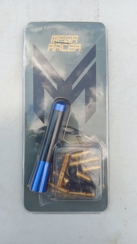 Mega Racer Genuine OEM Carbon Fiber Car Antenna Replacement 3 Inch (Navy) - Afbeelding 1 van 4