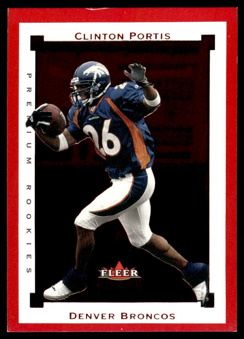Clinton Portis Fleer Premium #SR138 Star Ruby