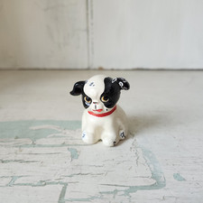 Antique Hubley "FIDO" Iron 1  5/8" Puppy Boston Terrier