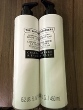 2x Crabtree Evelyn The Gardeners Lotion 15.2Oz Herbal Renewal LARGE Bottles