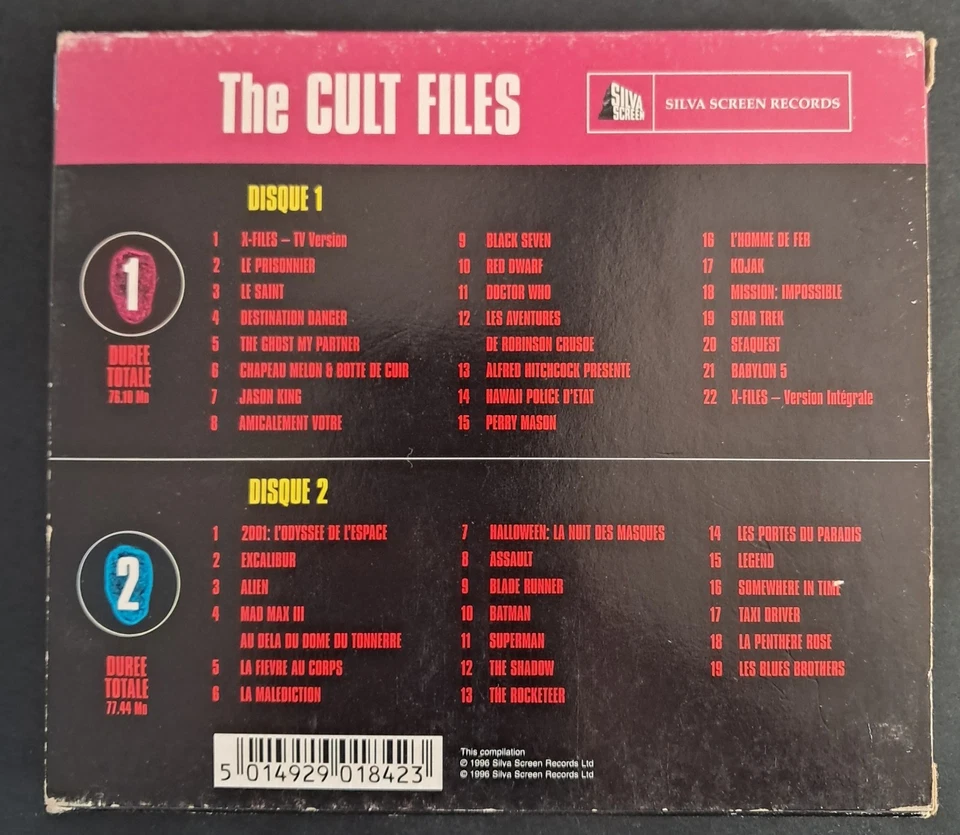 CD Music The Cult Files Cult Movies 40 Used Tracks - Image 2 of 4
