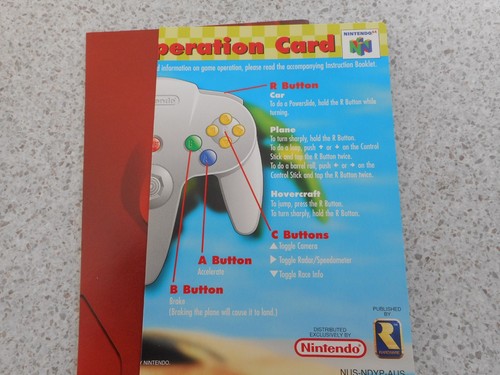 NINTENDO 64 VIDEO GAME CARTRIDGE DIDDY KONG RACING COMPLETE WITH MANUAL PAL - Picture 15 of 24