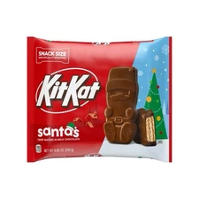 Kit Kat Milk Chocolate Wafer Snack Size Santas Christmas Candy, 8.85 oz 09/26
