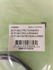 C2G 3ft USB 2.0 Type C to Standard B Printer Cable Scanner Cord 28858