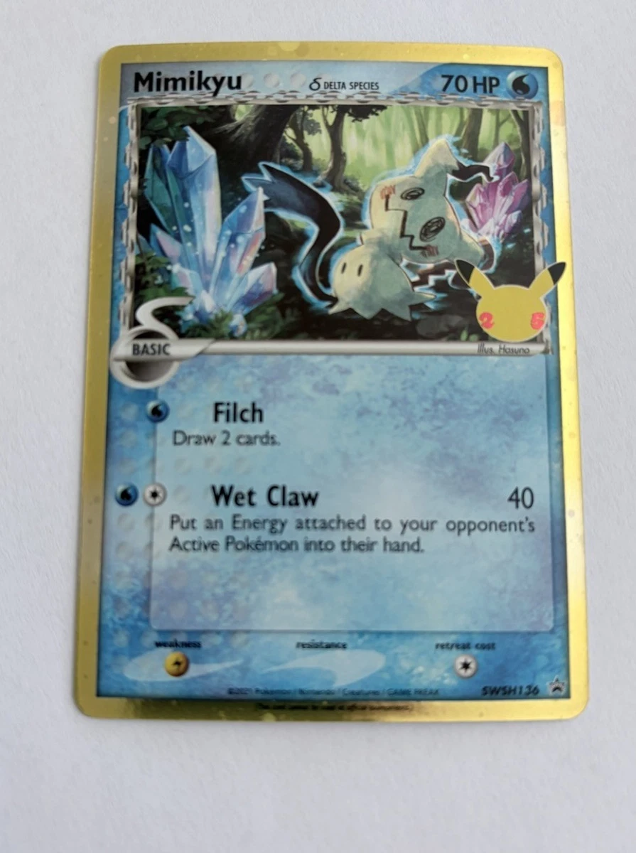 Mimikyu SWSH136 SWSH: Sword & Shield Promo Cards for sale | eBay