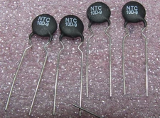 4pcs NTC 10D-9 Inrush Current Limiter Thermistor NTC 2 Amp 10 Ohm