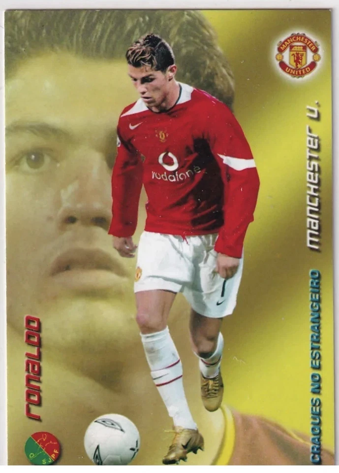 2004-05 PANINI MEGACRAQUES SEALED PACK LOOK FOR CRISTIANO RONALDO MANCHESTER UTD - Image 3 of 4