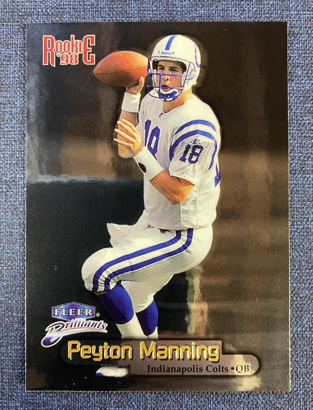 1998 Fleer Brilliants - Peyton Manning #120 (RC)