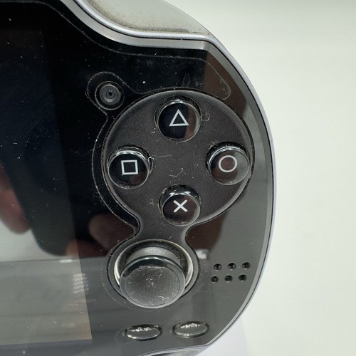 PS Vita PCH-1100 Crystal Black PSV Console Sony PlayStation Tested Work LANK A - Picture 11 of 23