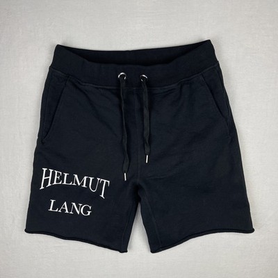 Helmut Lang Shorts Mens Small Black Ocean Short Sweat Womens Medium
