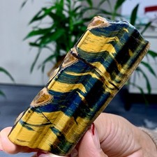 92G Natural Yellow Tiger Eye Stone Crystal Health Stone Healing Specimen