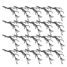 20 Pcs Antler Shaped Tree Branches Artificial Halloween Picks Ornaments