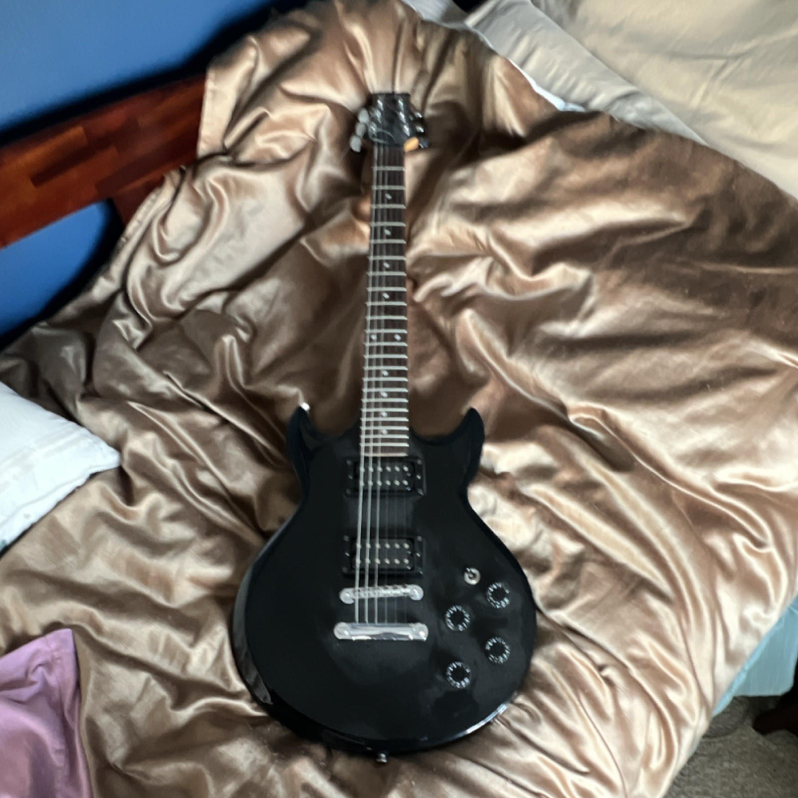 Ibanez GAX70 Gio Electric Guitar Black Double Humbucker Right-Handed 6 String