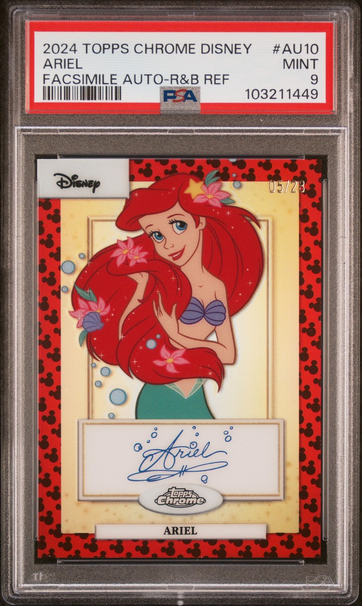 2024 TOPPS CHROME DISNEY DISNEY CHROME 2024 FACSIMILE AUTOS