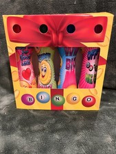 Bingo Dauber markers. Red, Blue, Green, Pink. 4 Whimsical messages. New.