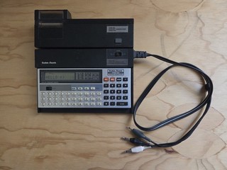 Radio Shack TRS 80 Pocket Computer Model PC 4 w/ Cassette Interface and Printer