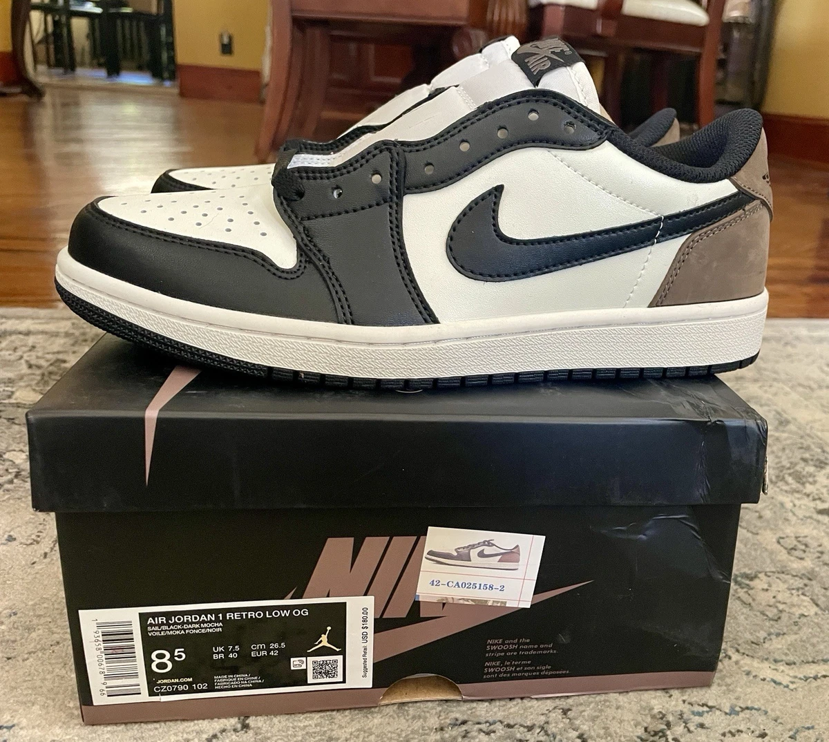 Jordan 1 Low Retro White for Sale | Authenticity Guaranteed | eBay