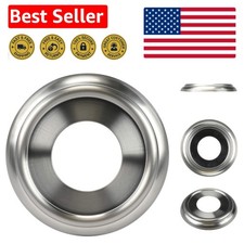 Stainless Steel Tub Spout Cover Ring with Brushed Nickel Finish - Universal Fit