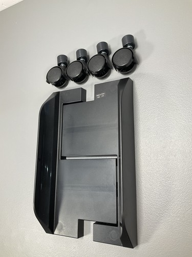 CPU Holder Stand, Mobile Computer Tower Stand with Wheels, Computer Mainframe Br - 第 6/6 張圖片