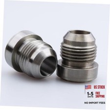 -8 AN Male Weld On Bung Fitting Steel 2PCS - Natural - 2PCS