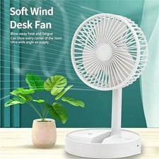Portable Battery Fan Oscillating Detachable 6 Inch Desk Table Fan Home