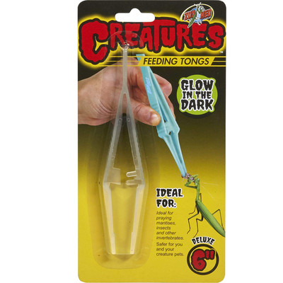 Glow in the Dark Feeding Tongs for Invertebrates and Arachnids 1 Pack