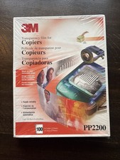 3M Transparency Film for Copiers Box of 100 8.5"x11" PP2200 Sealed Old Stock