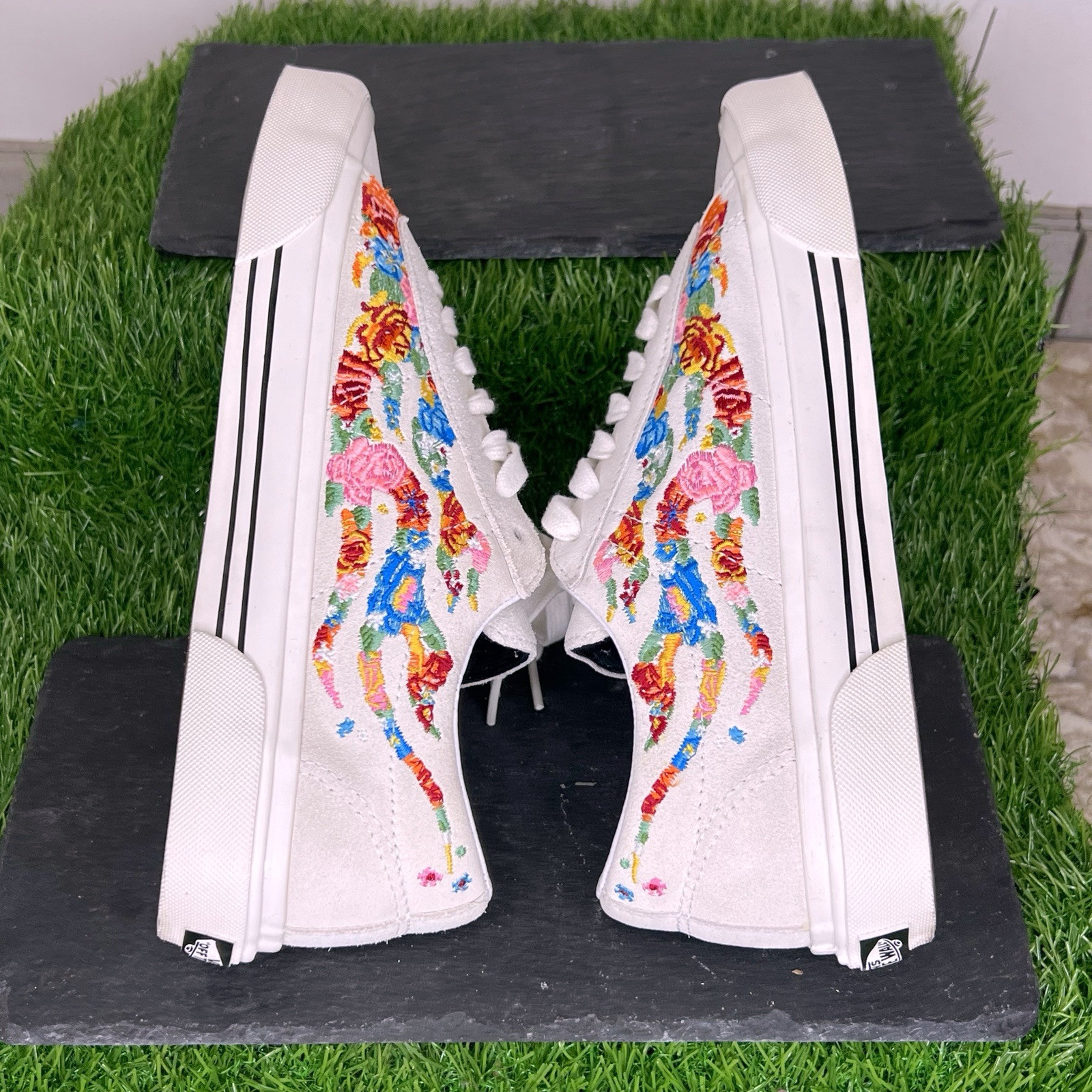 Vans Sid Dx Anaheim Factory Flower Flame True White Men’s Unisex 7 image 8