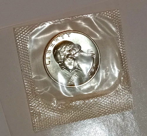 1957 Washington Silver Proof Quarter Sealed in Original Mint Cello