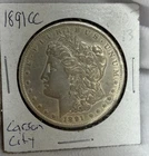 1891 CC Morgan Silver Dollar CH AU Rare Carson City