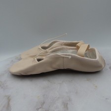 Bloch Ballet Slippers Girls Size 1.5 E Pink Dansoft Leather Dance Shoes
