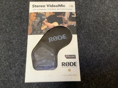 Rode Stereo VideoMic Pro Rycote Microphone With Pop Filter & Auray Wind Screen