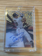 BUSTER POSEY /25 Auto Autograph 2015 Topps HIGH TEK Giants Baseball Card Sh