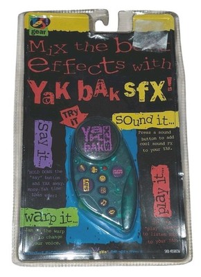 Yak Bak SFX Voice Recorder Keychain GIG Vintage 90s Sound Effects Toy NEW Sealed