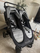 Baby Jogger City Mini GT2 Double Stroller Black/Grey Pushchair
