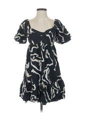 Nine West Women Black Casual Dress XS