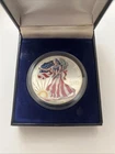 1999 1 oz Silver American Eagle Colorized