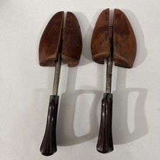 Rochester Shoe Tree Co Travel Tree Vintage Wood Adjustable Shoe Stretchers Pair
