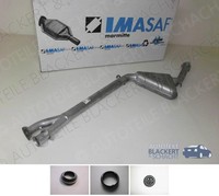 Imasaf Auspuff Mitteltopf + Anbauteile für Alfa Romeo 164 3.0 I.E. QV 1990-1992