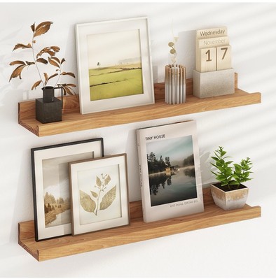 Fun Memories - Picture Ledge Shelf, Floating Shelves Set of 2 - 24 Inches Long